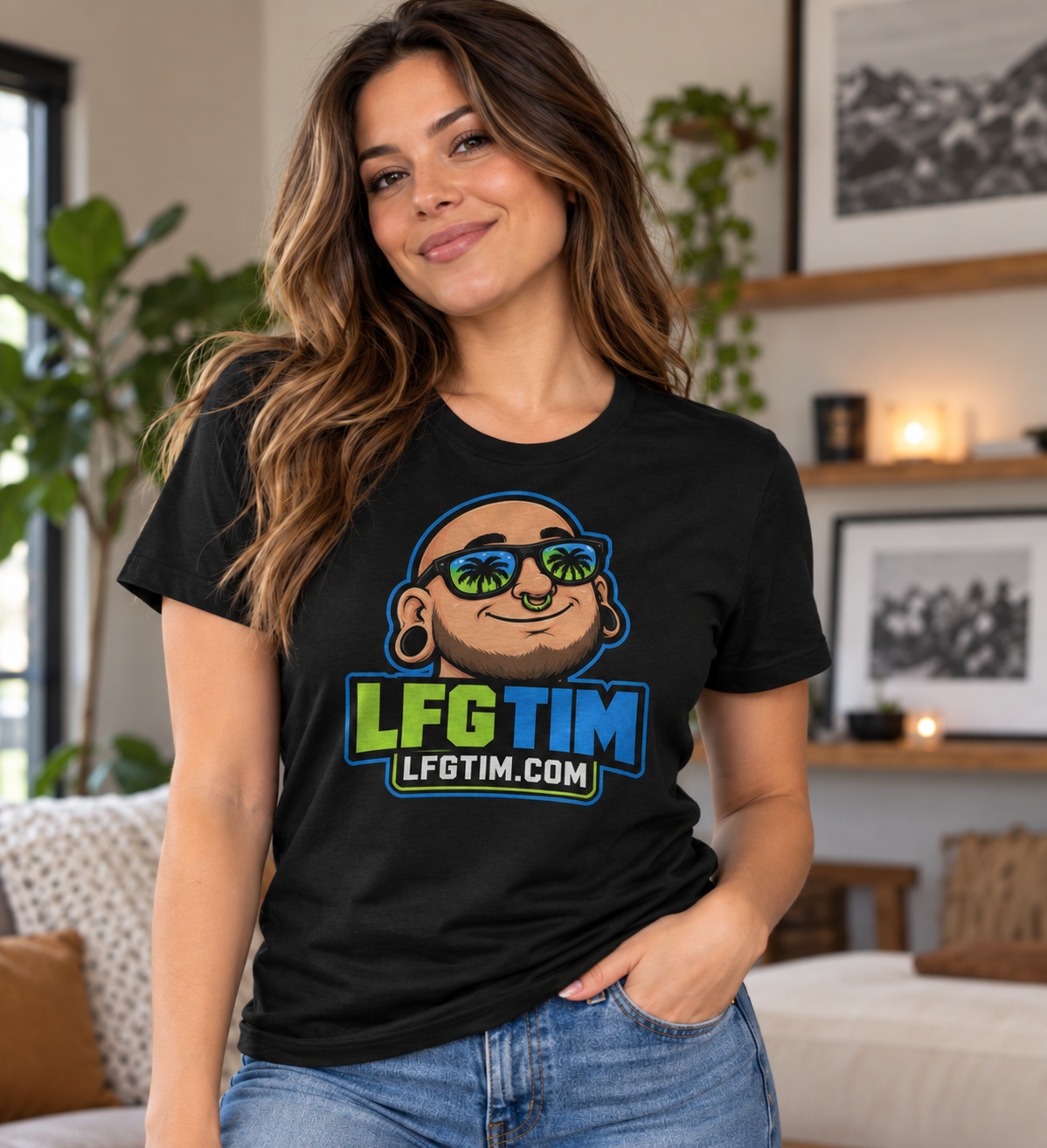 Tim Smug LFG TIM graphic T-shirt