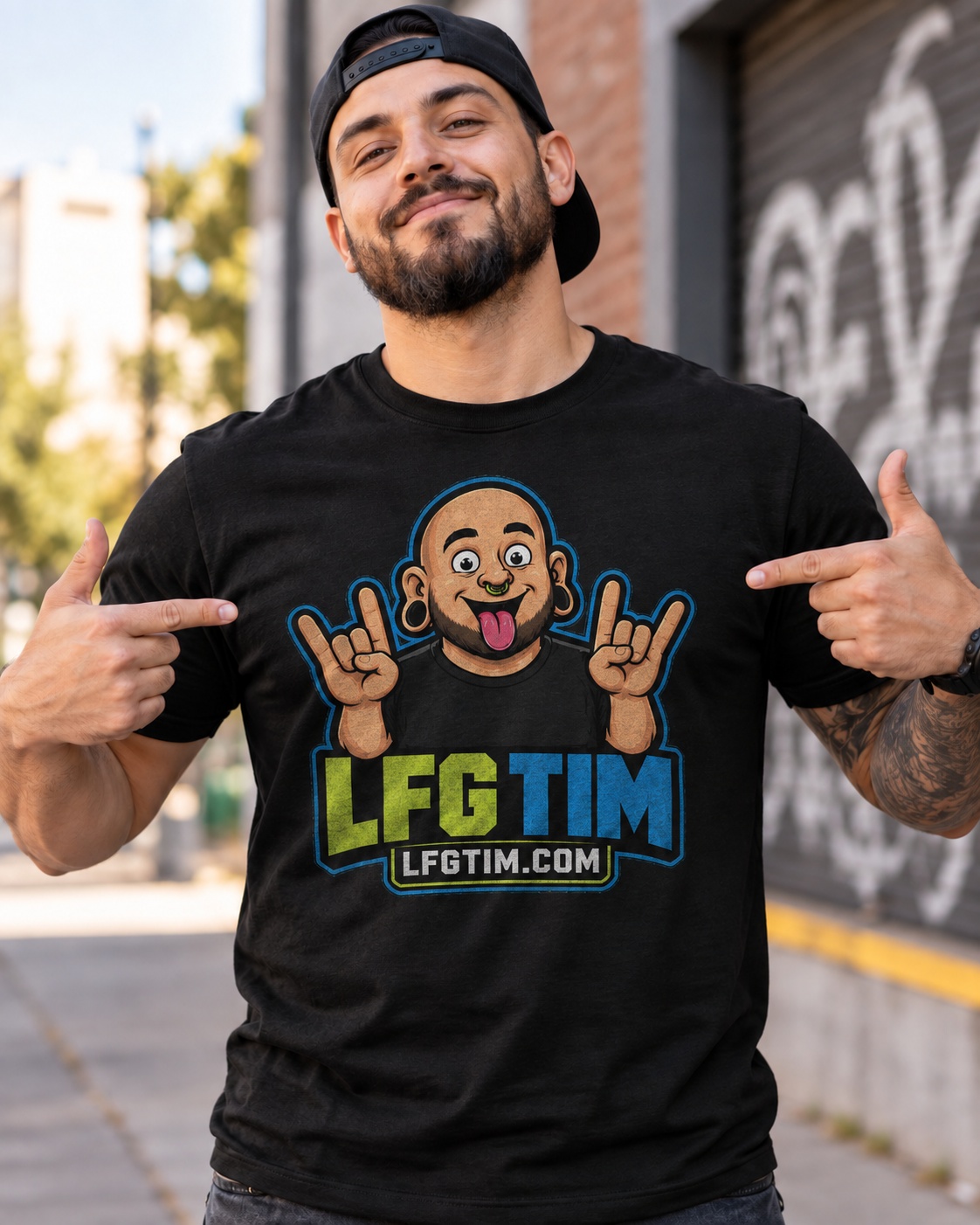 Tim Hell Yeah LFG TIM graphic T-shirt