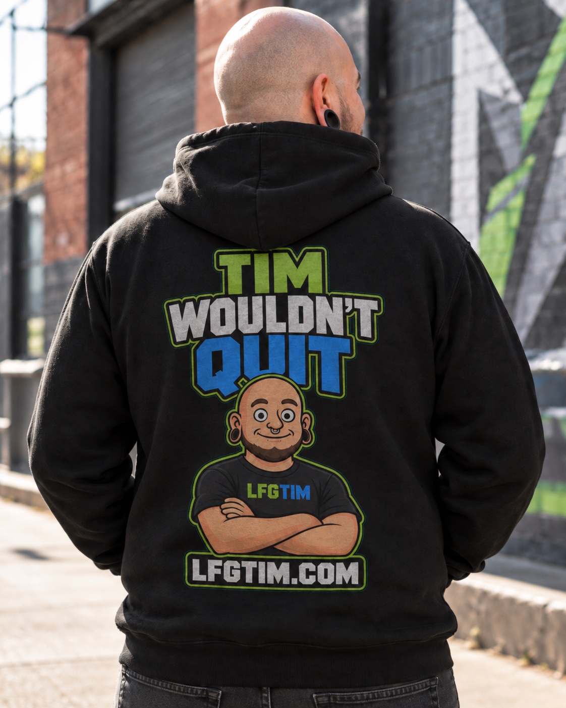 Tim Wouldn't Quit Hoodie